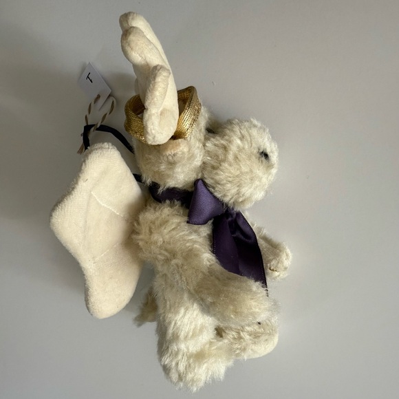 Boyds Bears ~ Set of Three Athena Plush Moose Angel Ornaments - Picture 4 of 13